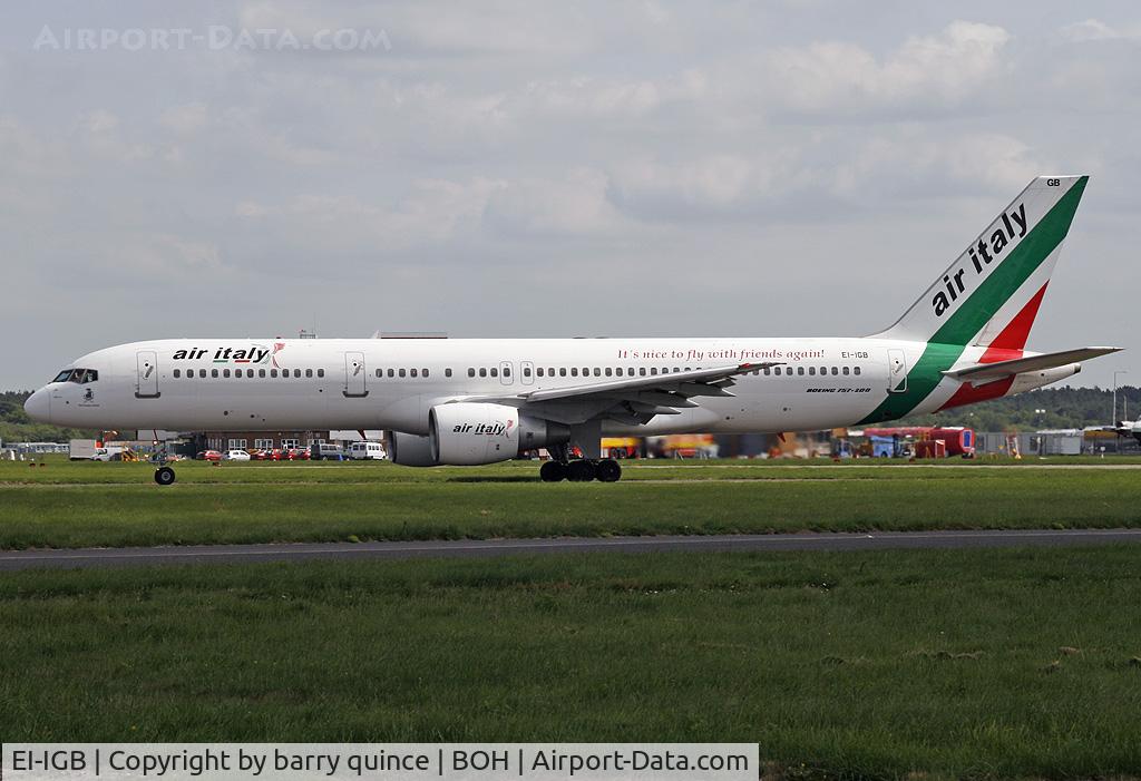 EI-IGB, 1990 Boeing 757-230/SF C/N 24738, AIR ITALY an rare visitor