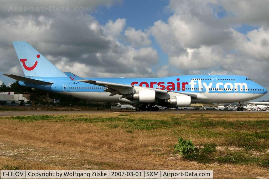 F-HLOV, 1992 Boeing 747-422 C/N 25379, visitor