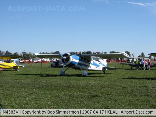 N4383V, 1949 Cessna 195 C/N 7305, Sun N Fun