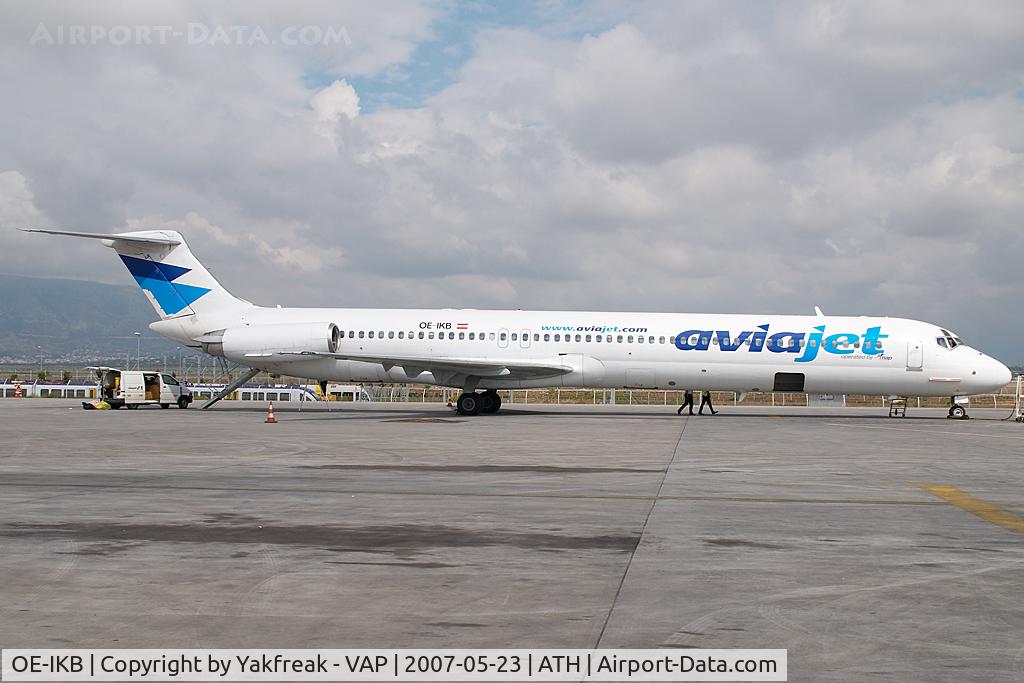 OE-IKB, 1986 McDonnell Douglas MD-83 (DC-9-83) C/N 49448, Aviajet MD80 operated by Mapjets
