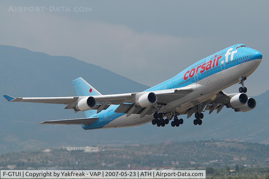 F-GTUI, 1992 Boeing 747-422 C/N 26875, Corsair Boeing 747-400