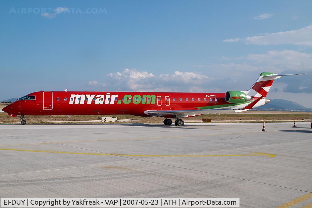 EI-DUY, 2007 Bombardier CRJ-900ER (CL-600-2D24) C/N 15112, Myair Canadair Regionaljet 900