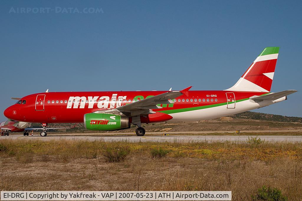 EI-DRG, 1992 Airbus A320-231 C/N 338, Myair Airbus 320