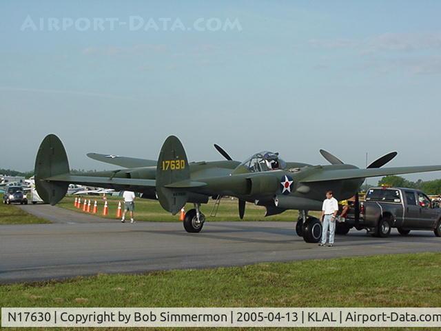 N17630, 1941 Lockheed P-38F C/N 41-7630 (222-5757), 