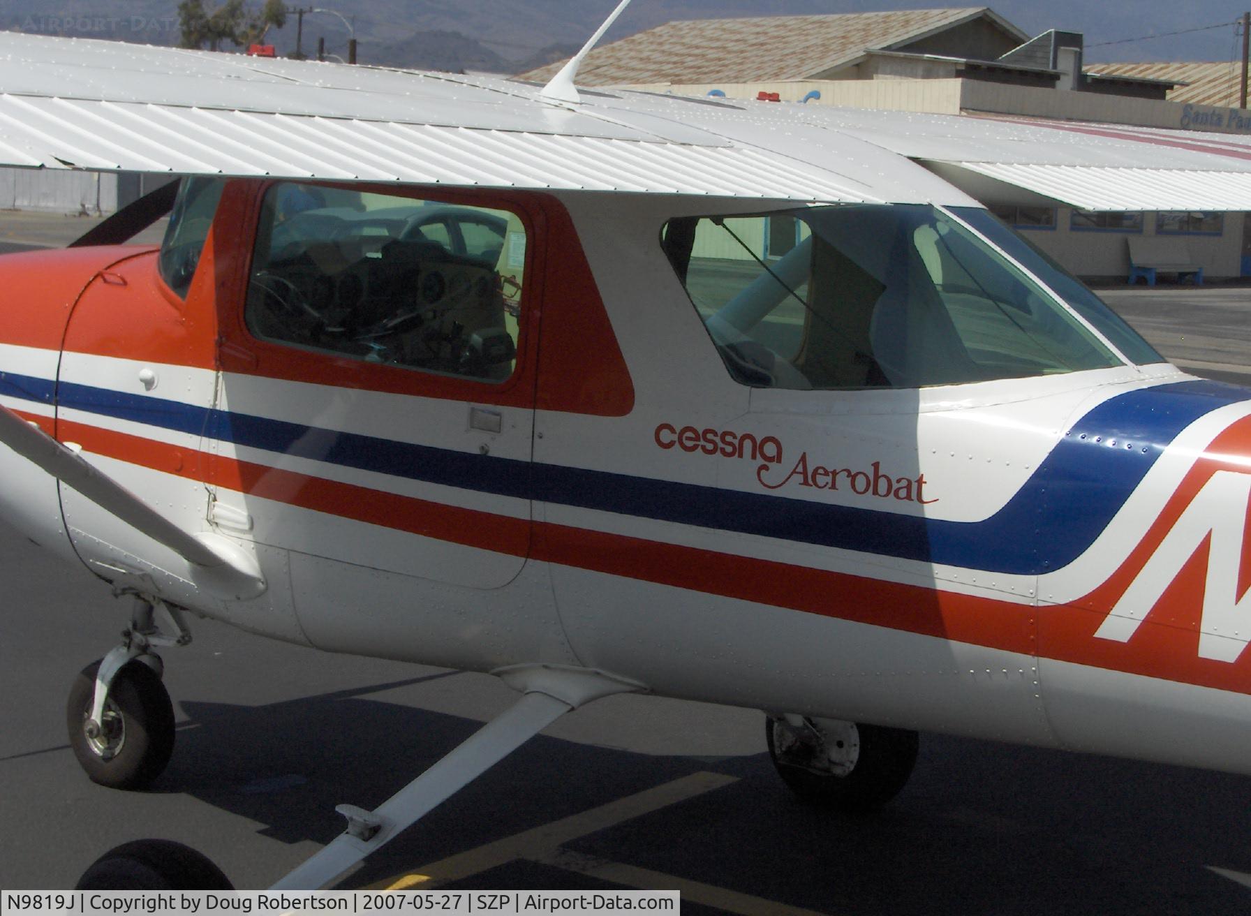 N9819J, 1975 Cessna A150M Aerobat C/N A1500628, 1975 Cessna A150M AEROBAT, Continental O-200 100 Hp, rated +6,-3 Gs