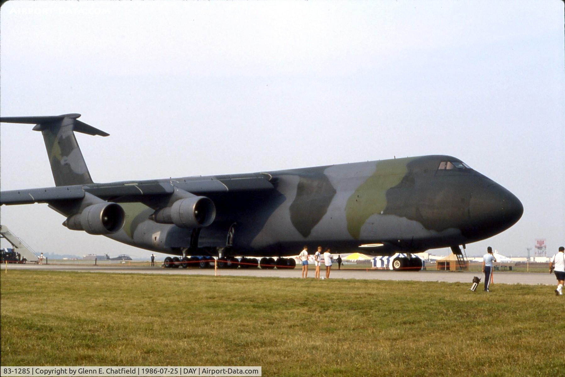 83-1285, 1983 Lockheed C-5B Galaxy C/N 500-0082, C-5B at the Dayton International Air Show