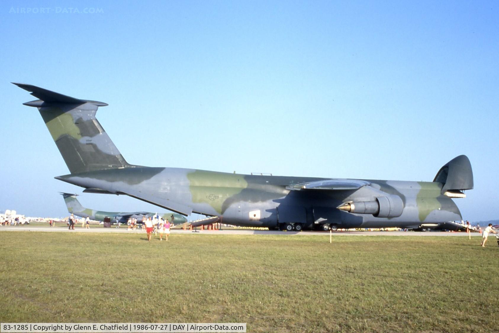 83-1285, 1983 Lockheed C-5B Galaxy C/N 500-0082, C-5B at the Dayton International Air Show