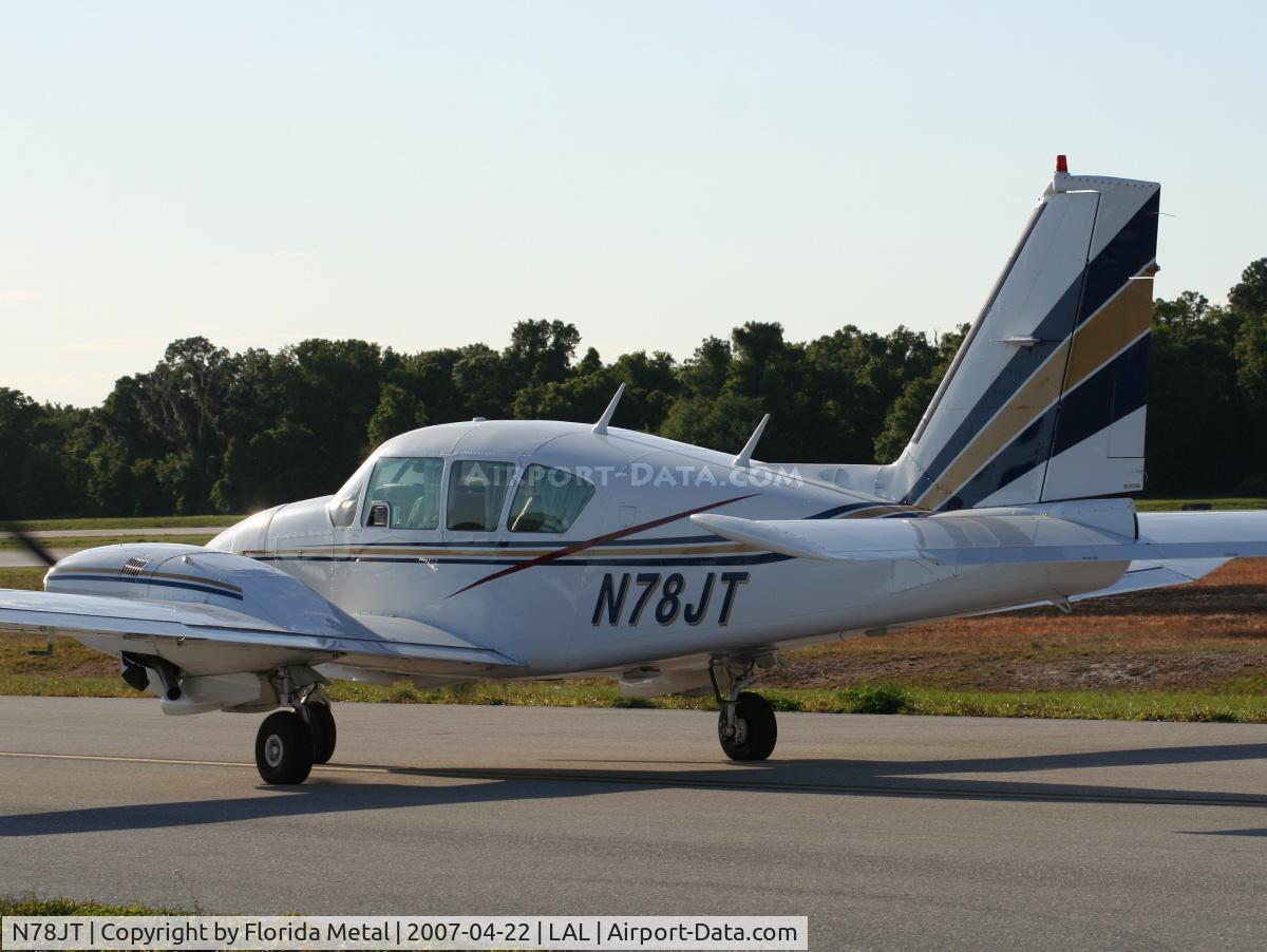 N78JT, 1978 Piper PA-23-250 C/N 27-7854138, PA-23
