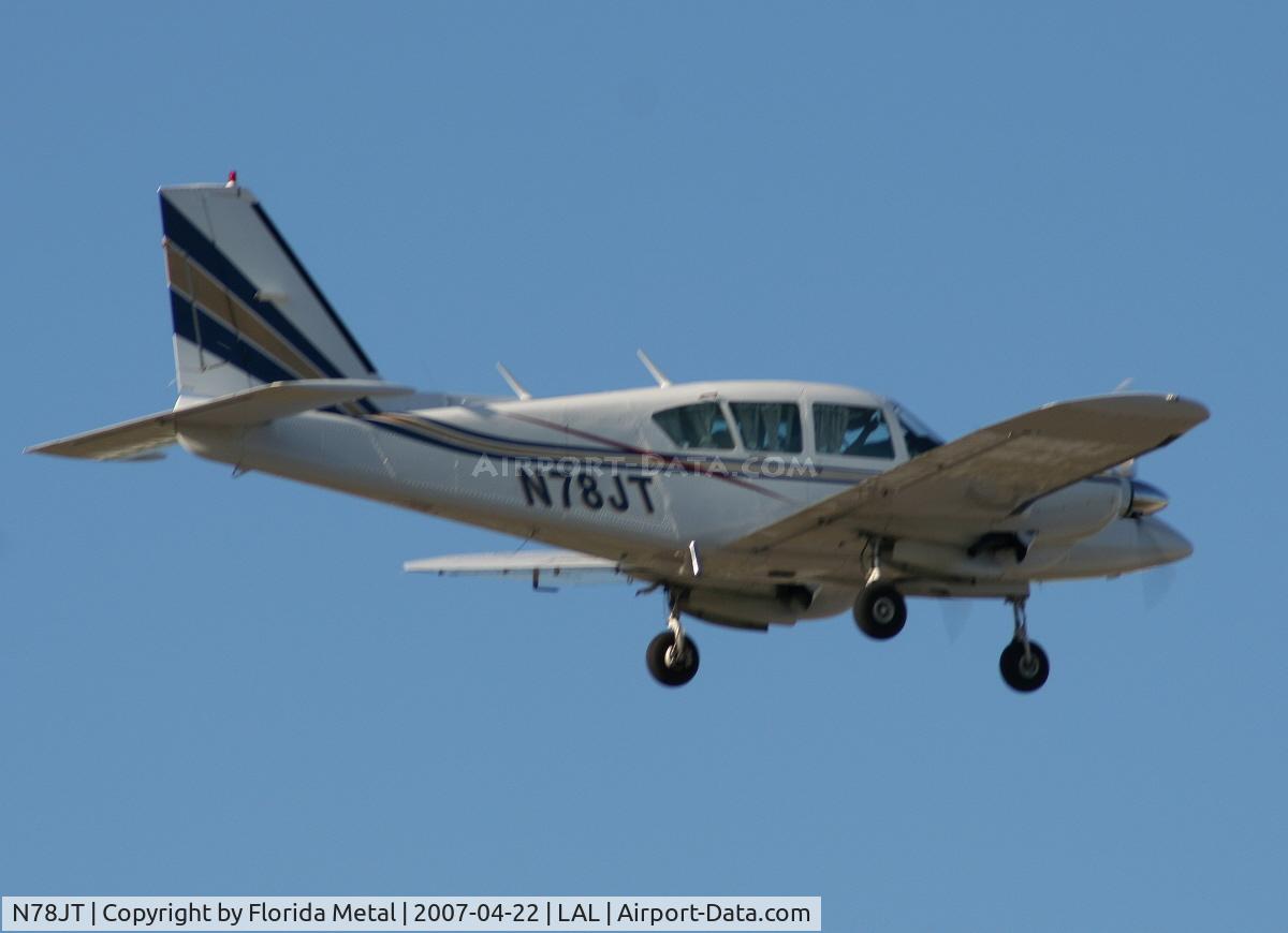 N78JT, 1978 Piper PA-23-250 C/N 27-7854138, PA-23