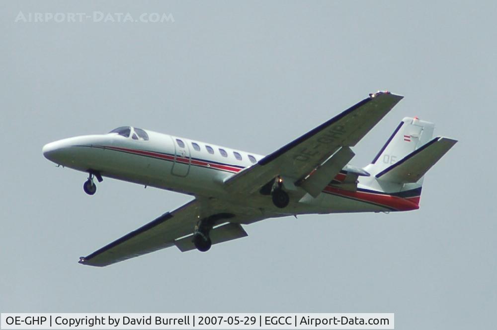 OE-GHP, 2002 Cessna 550 Citation Bravo C/N 550-0998, Cessna 550B - Landing