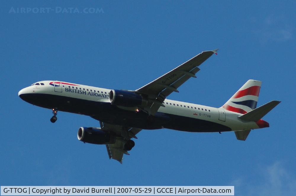 G-TTOG, 2003 Airbus A320-232 C/N 1969, British Airways - Landing