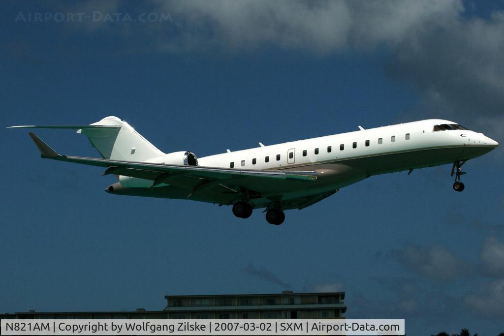 N821AM, 2005 Bombardier BD-700-1A10 Global Express C/N 9183, visitor