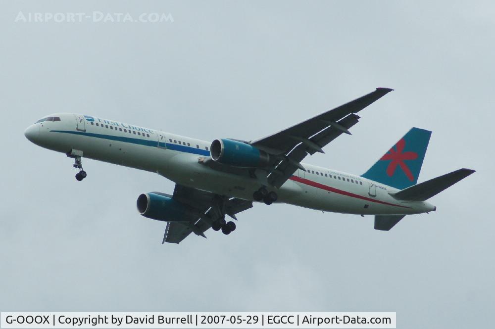 G-OOOX, 1993 Boeing 757-2Y0 C/N 26158, First Choice - Landing