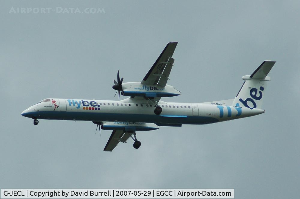 G-JECL, 2005 De Havilland Canada DHC-8-402Q Dash 8 C/N 4114, Flybe - Landing
