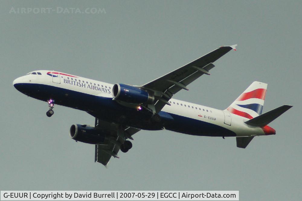 G-EUUR, 2003 Airbus A320-232 C/N 2040, British Airways - Landing
