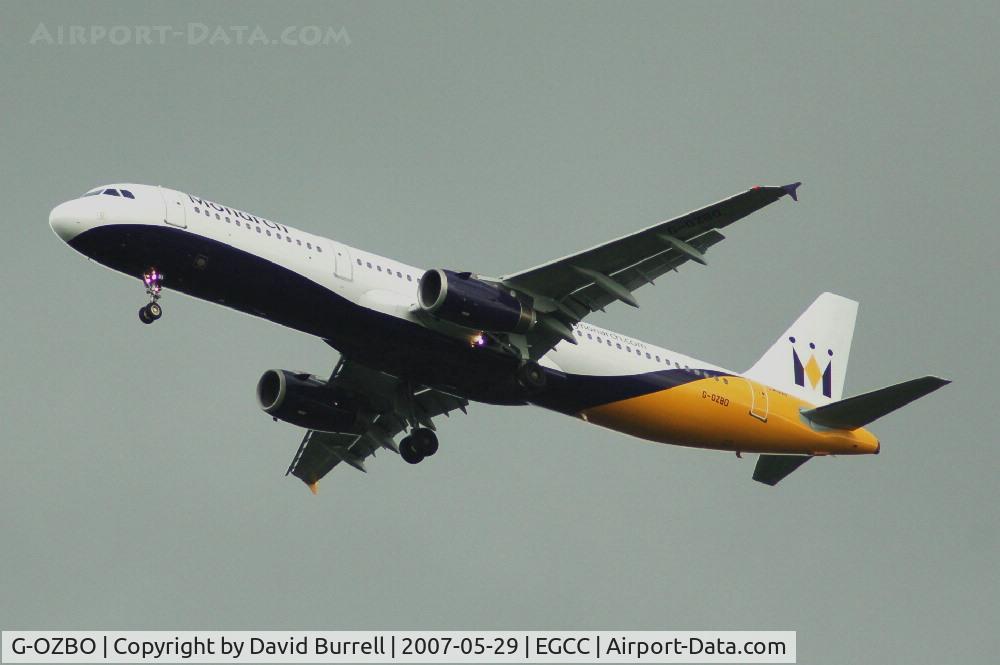 G-OZBO, 2000 Airbus A321-231 C/N 1207, Monarch - Landing (Ex BMI - G-MIDM)
