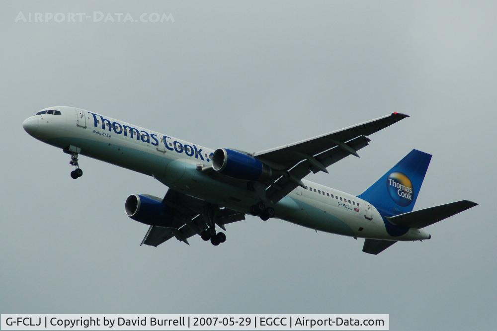 G-FCLJ, 1993 Boeing 757-2Y0 C/N 26160, Thomas Cook - Landing