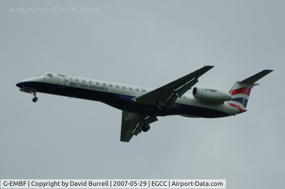 G-EMBF, 1998 Embraer EMB-145EU (ERJ-145EU) C/N 145088, British Airways - Landing