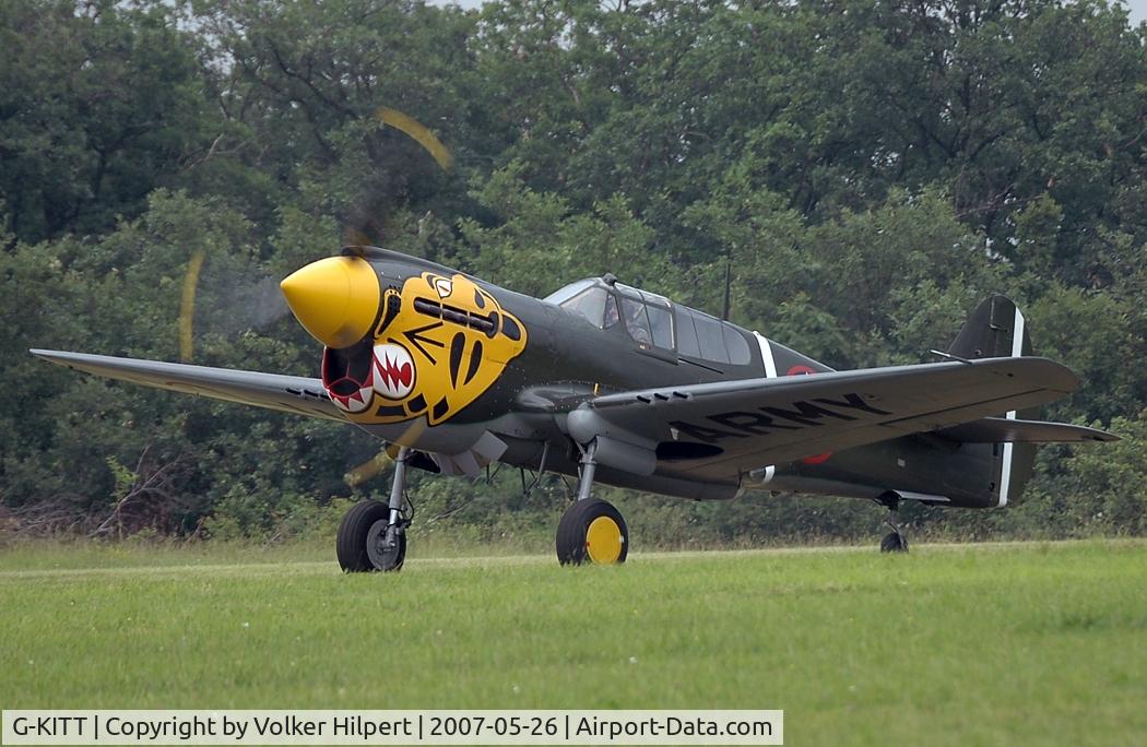 G-KITT, 1943 Curtiss P-40M Warhawk C/N 27490, P-40N at the LFFQ airshow 2007
