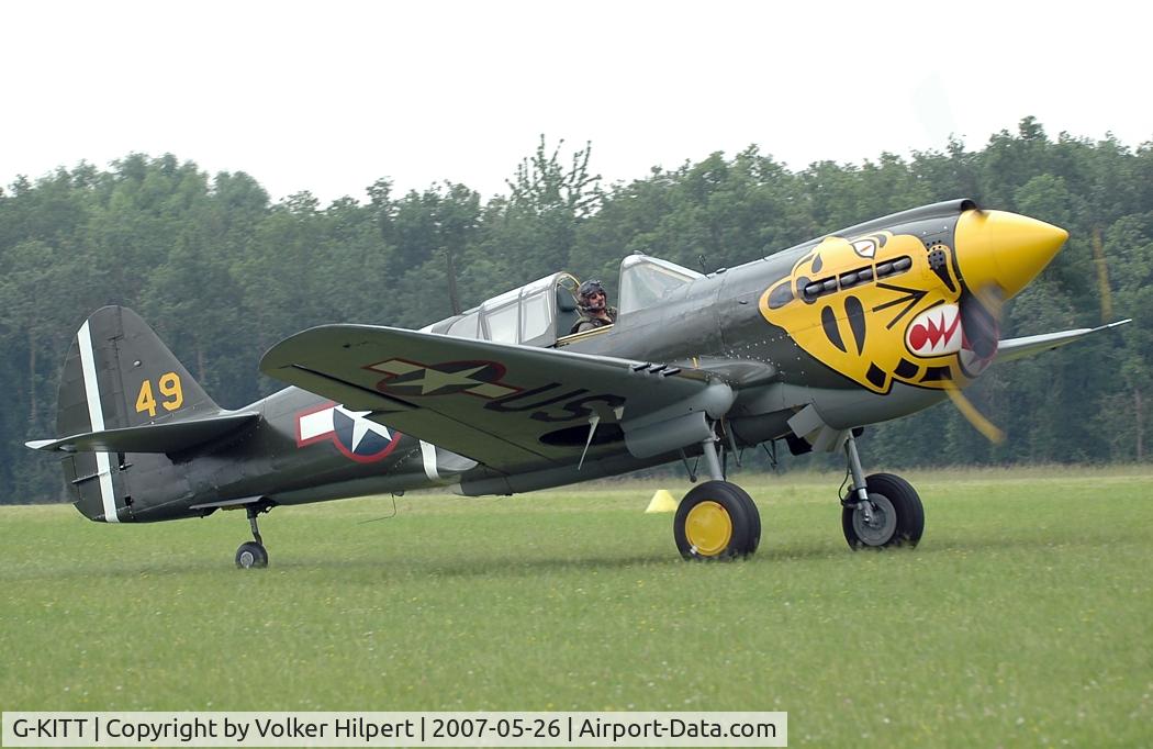G-KITT, 1943 Curtiss P-40M Warhawk C/N 27490, P-40N at the LFFQ airshow 2007