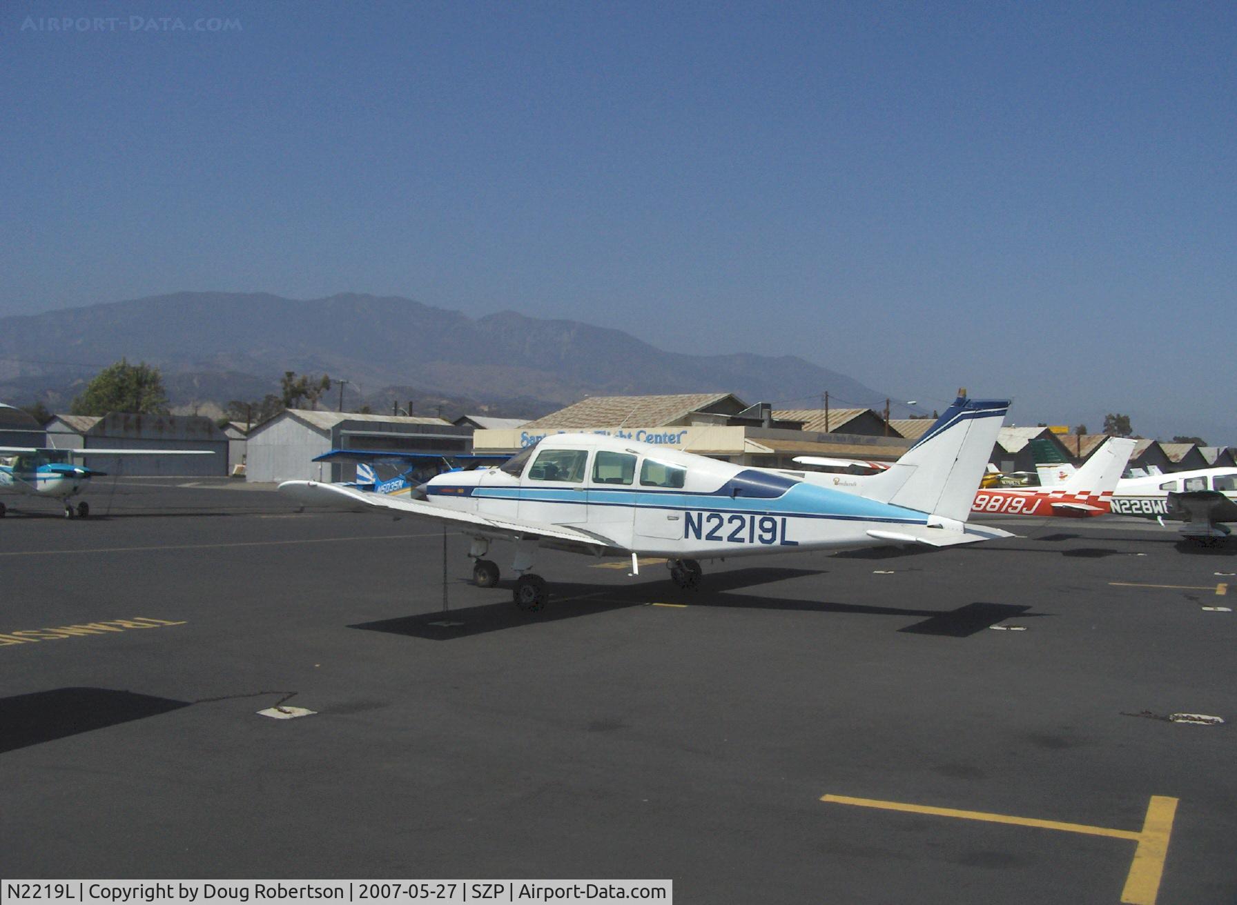 N2219L, 1976 Beech C23 Sundowner 180 C/N M-1880, 1976 Beech C23 SUNDOWNER 180, Lycoming O&VO-360 180 Hp