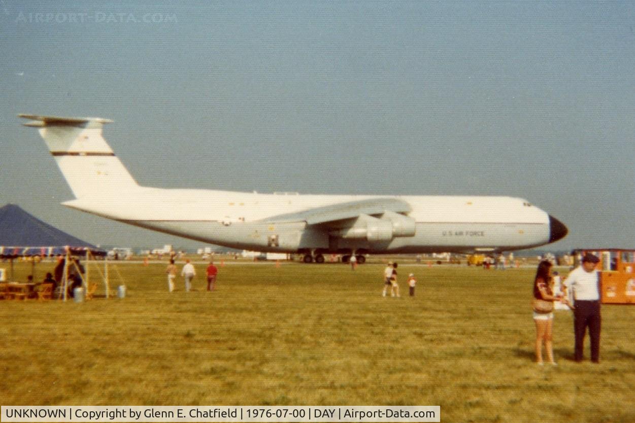 UNKNOWN, , C-5A at the Dayton International Air Show.  Taken with Kodak Tele-Instamatic 110