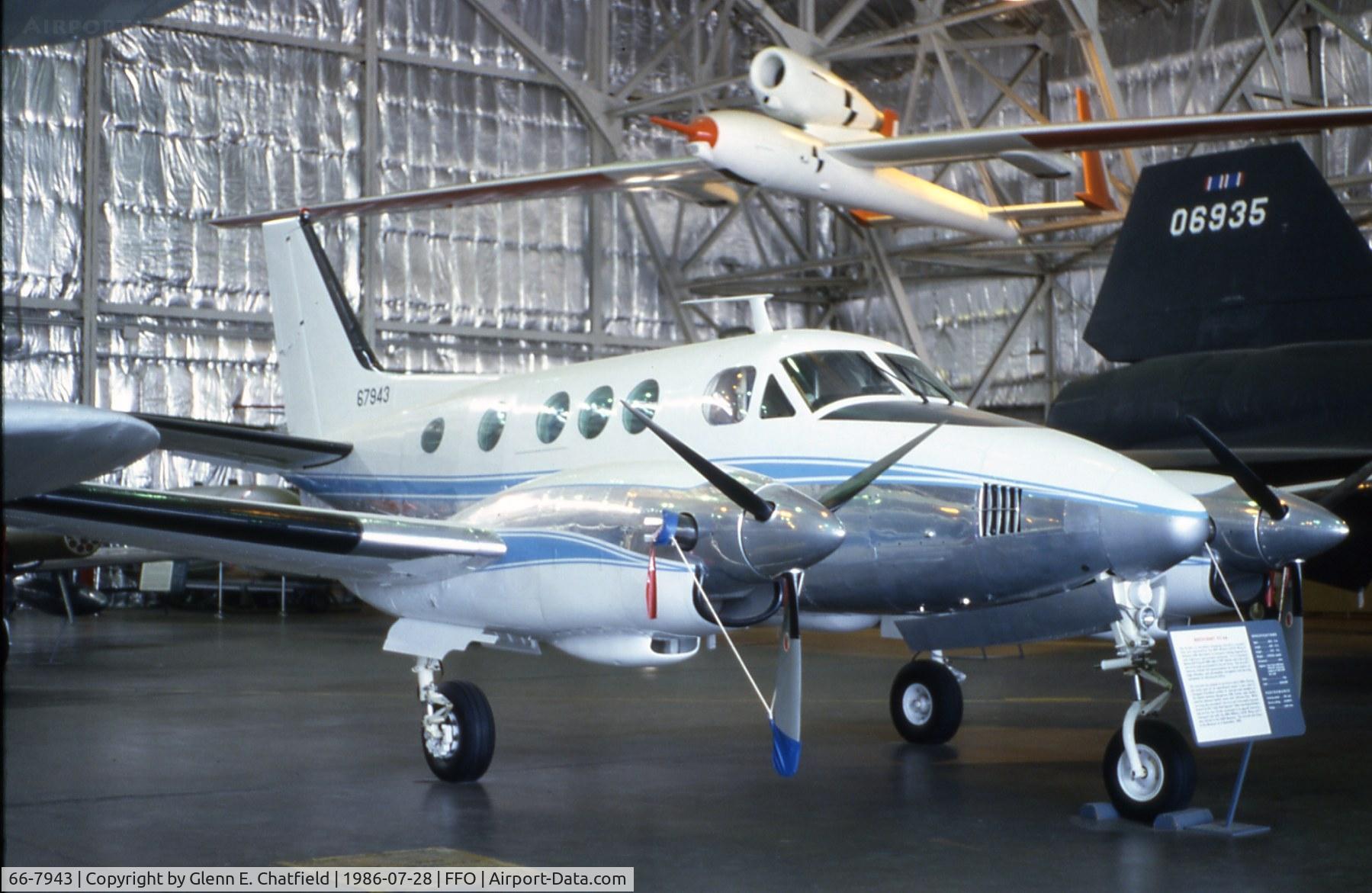 66-7943, 1966 Beech VC-6A King Air C/N LJ.91, VC-6A at the National Museum of the U.S. Air Force