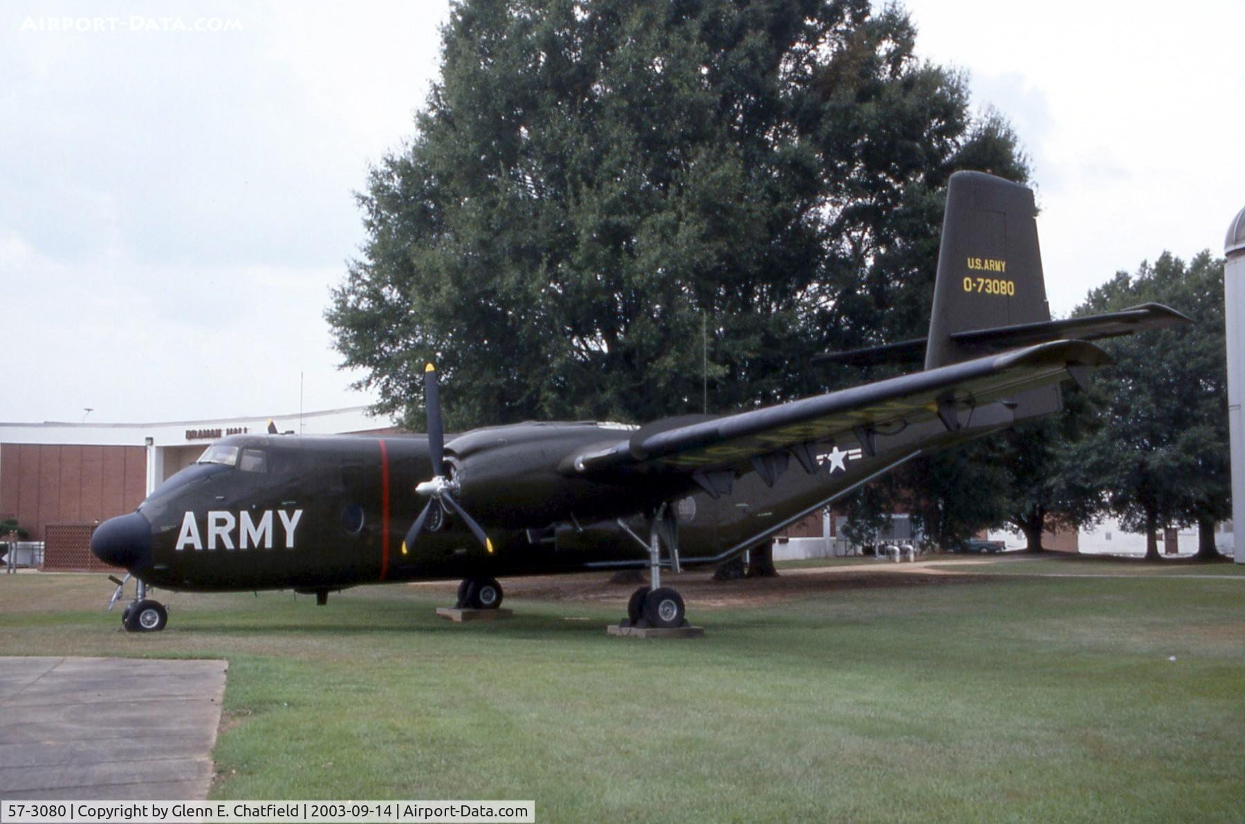 57-3080, 1957 De Havilland Canada YC-7A Caribou (YAC-1) C/N 4, YC-7A at the Army Aviation Museum