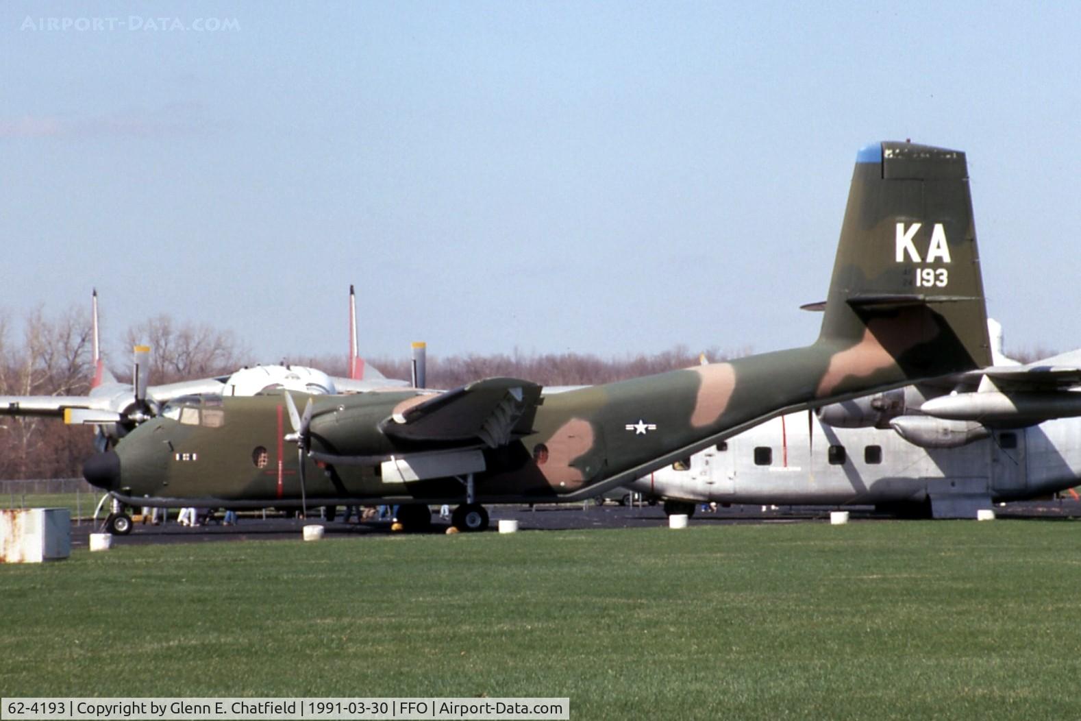 62-4193, 1962 De Havilland Canada C-7B Caribou C/N 138, C-7B at the National Museum of the U.S. Air Force