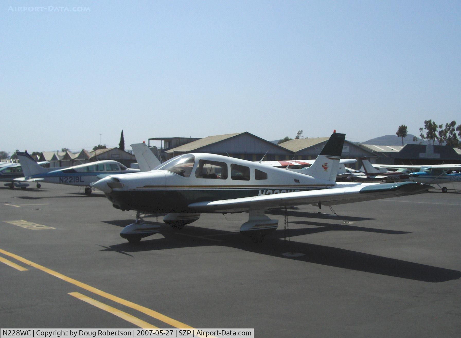 N228WC, 1983 Piper PA-28-161 C/N 28-8416023, 1983 Piper PA-28-161 WARRIOR II, Lycoming O-320-D3G 160 Hp
