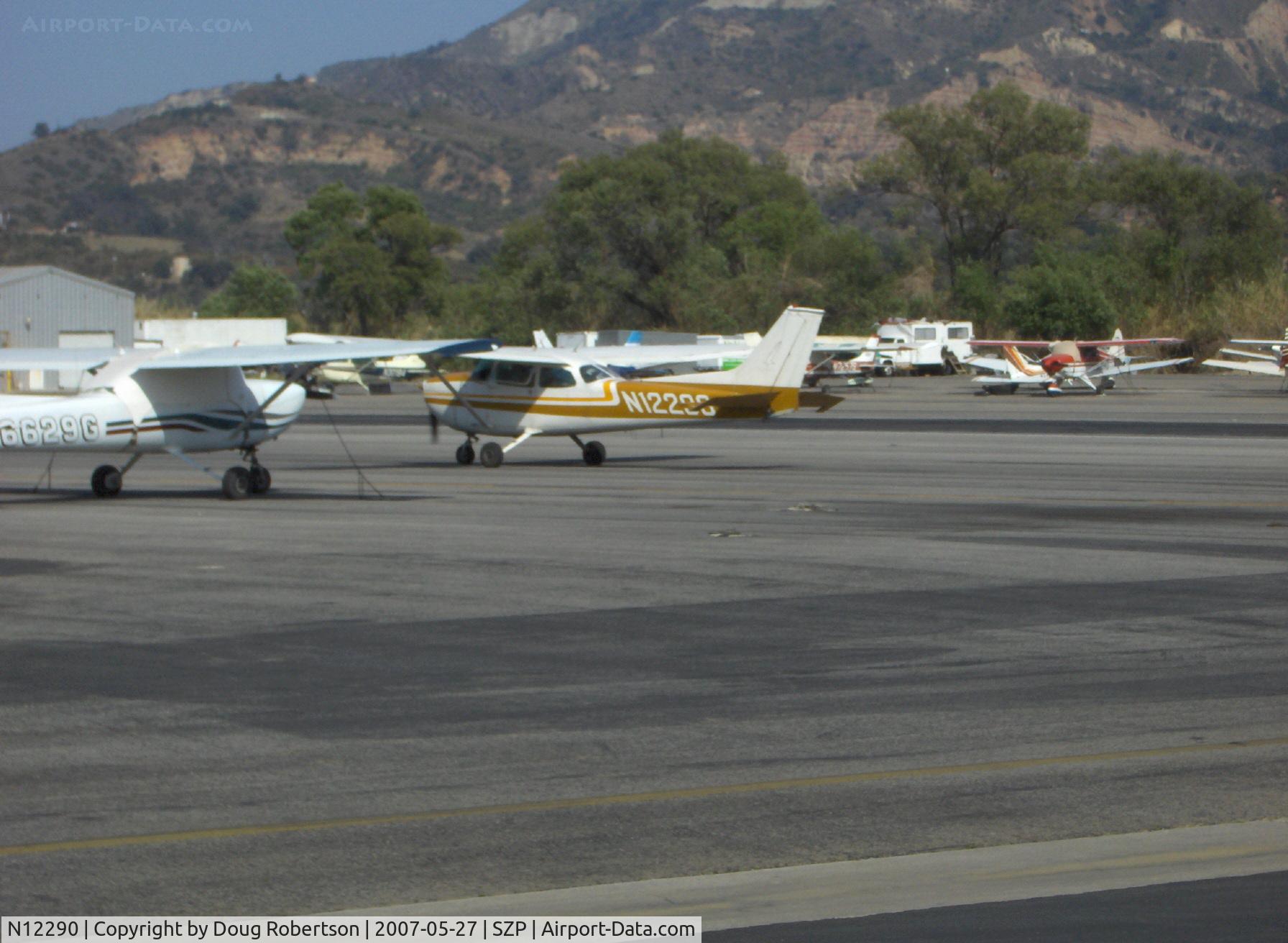 N12290, 1973 Cessna 172M C/N 17261912, 1973 Cessna 172M, Lycoming O-320-E2D 150 Hp, still searching for a tiedown spot