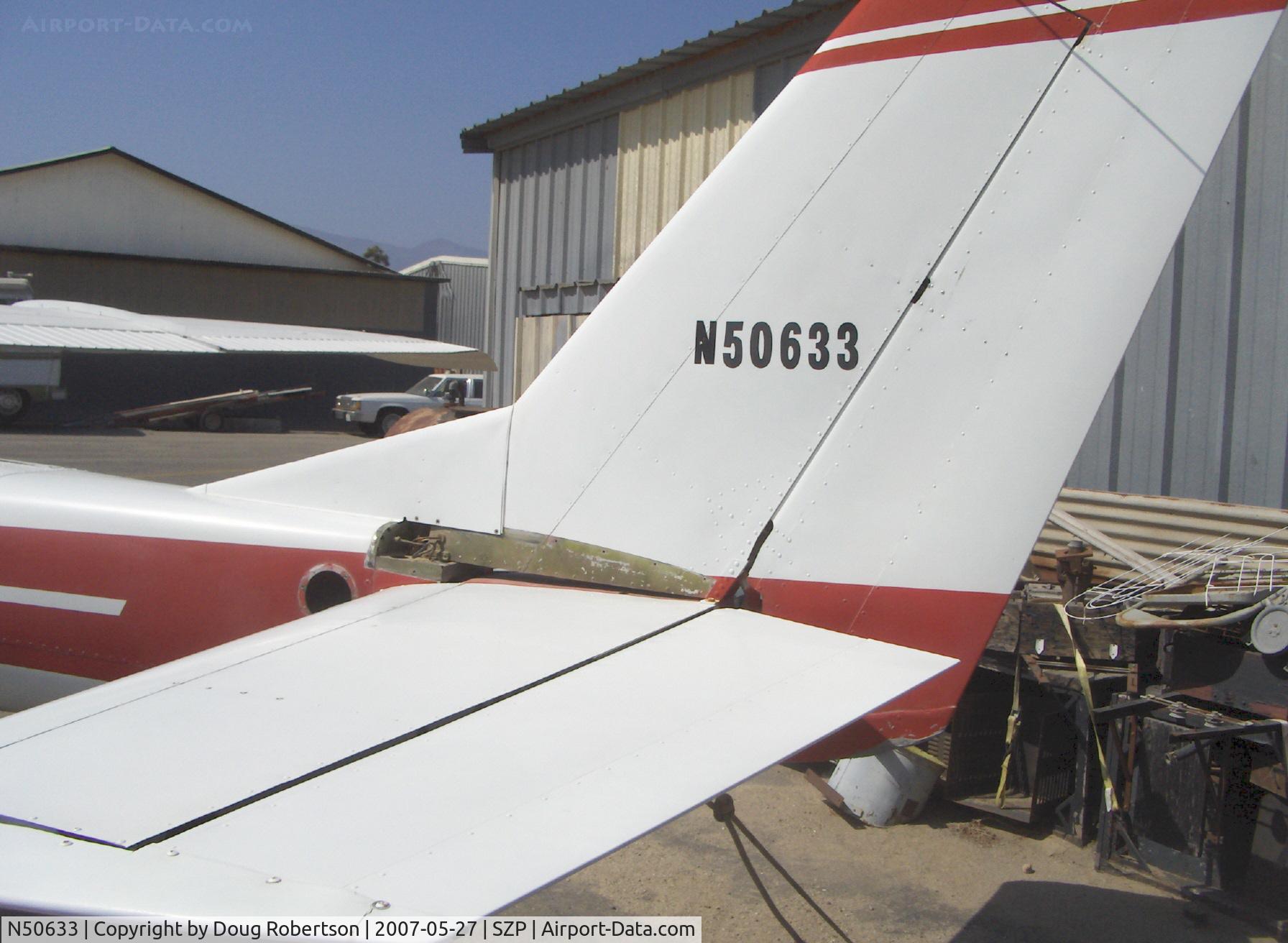 N50633, 1968 Cessna 150J C/N 15069449, 1968 Cessna 150J, Lycoming O-320 150 Hp upgrade, fairing off, maintenance