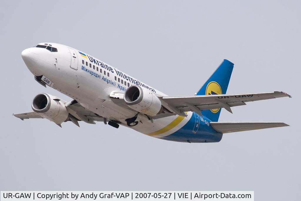 UR-GAW, 1991 Boeing 737-5Y0 C/N 24898, Ukraine International B737-500
