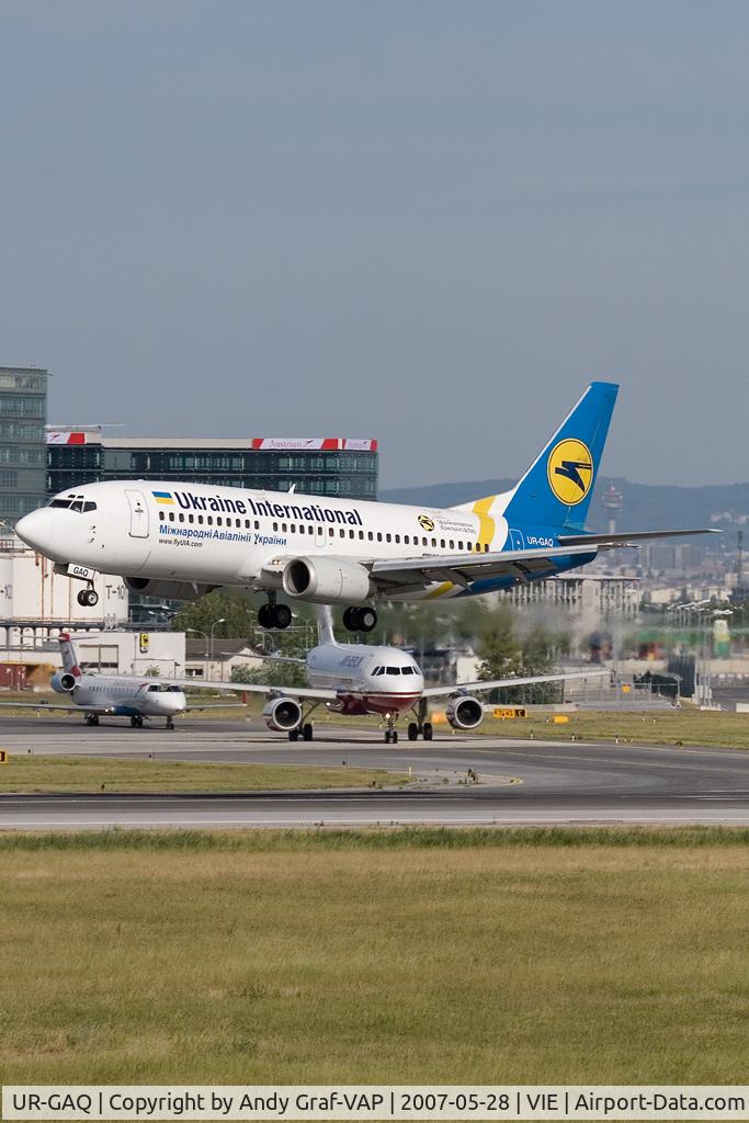 UR-GAQ, 1997 Boeing 737-33R C/N 28869, Ukraine International B737-300