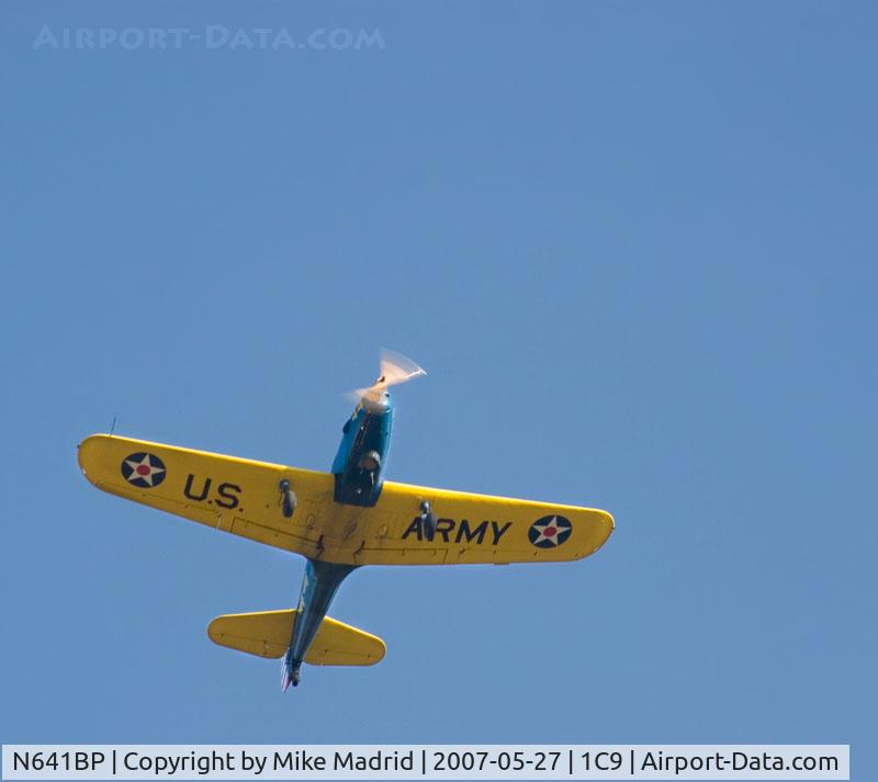 N641BP, Fairchild M-62A C/N 274HO, Flying over head