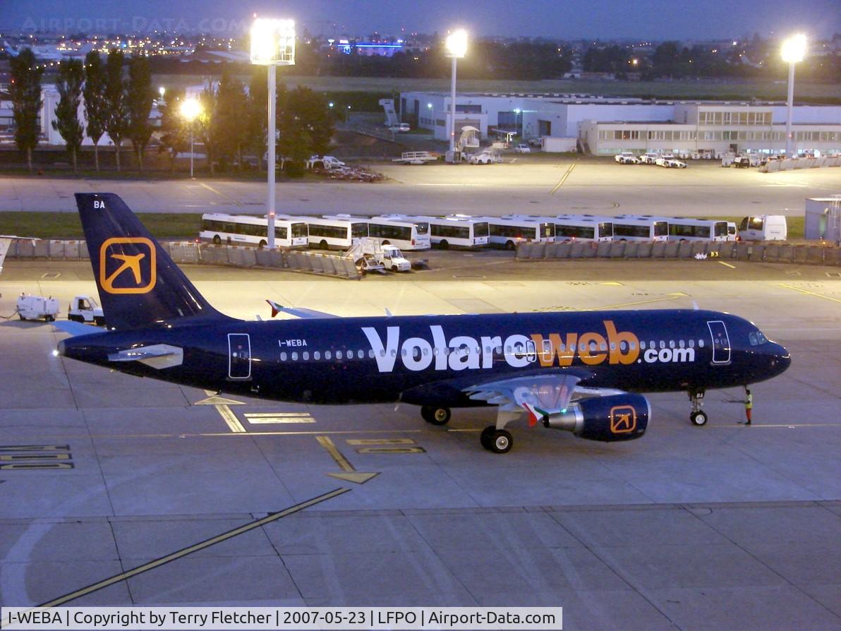 I-WEBA, 2007 Airbus A320-214 C/N 3138, Airbus A320