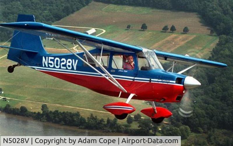 N5028V, 1978 Bellanca 8KCAB Decathlon C/N 445-78, 5028V over Maryland