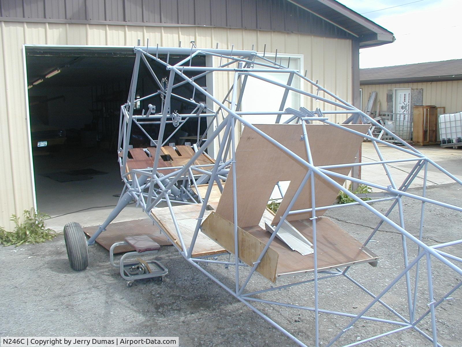 N246C, 1947 Stinson 108-2 Voyager C/N 108-3246, Taken in Auburn NY on its way to being completely restored