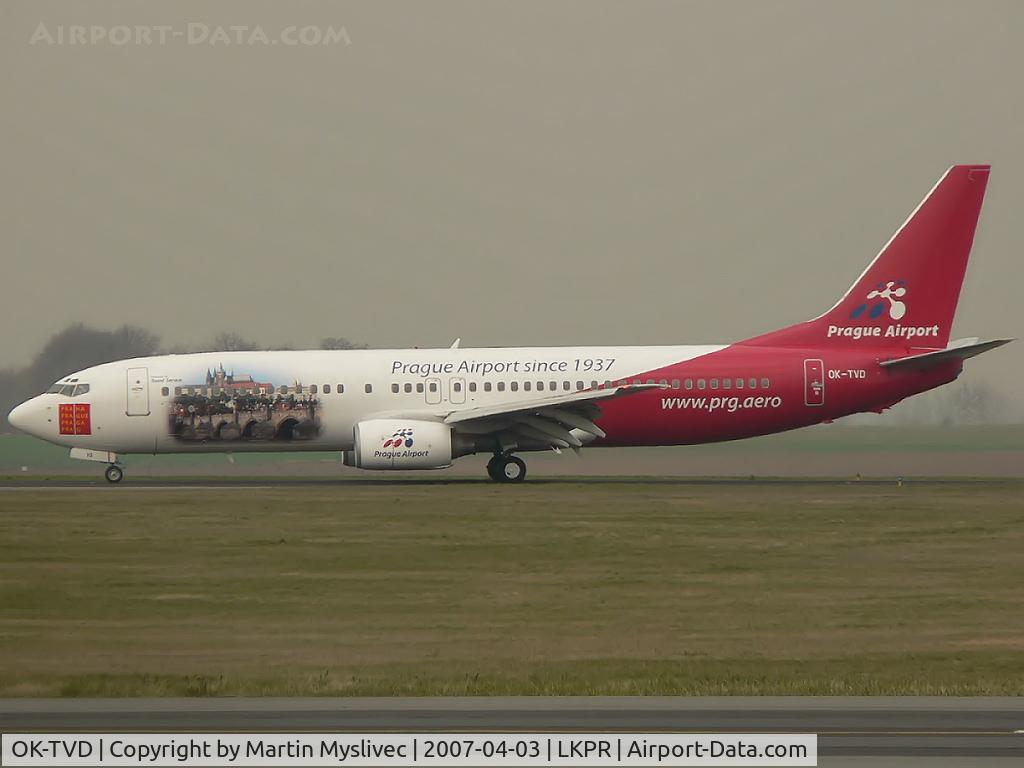 OK-TVD, 1999 Boeing 737-86N C/N 28595, B737-86N - Special color scheme 