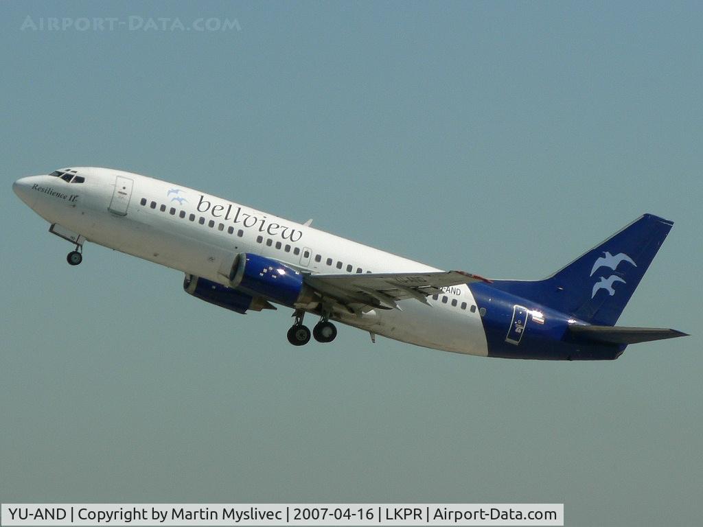 YU-AND, 1985 Boeing 737-3H9 C/N 23329/1134, B737-3H9