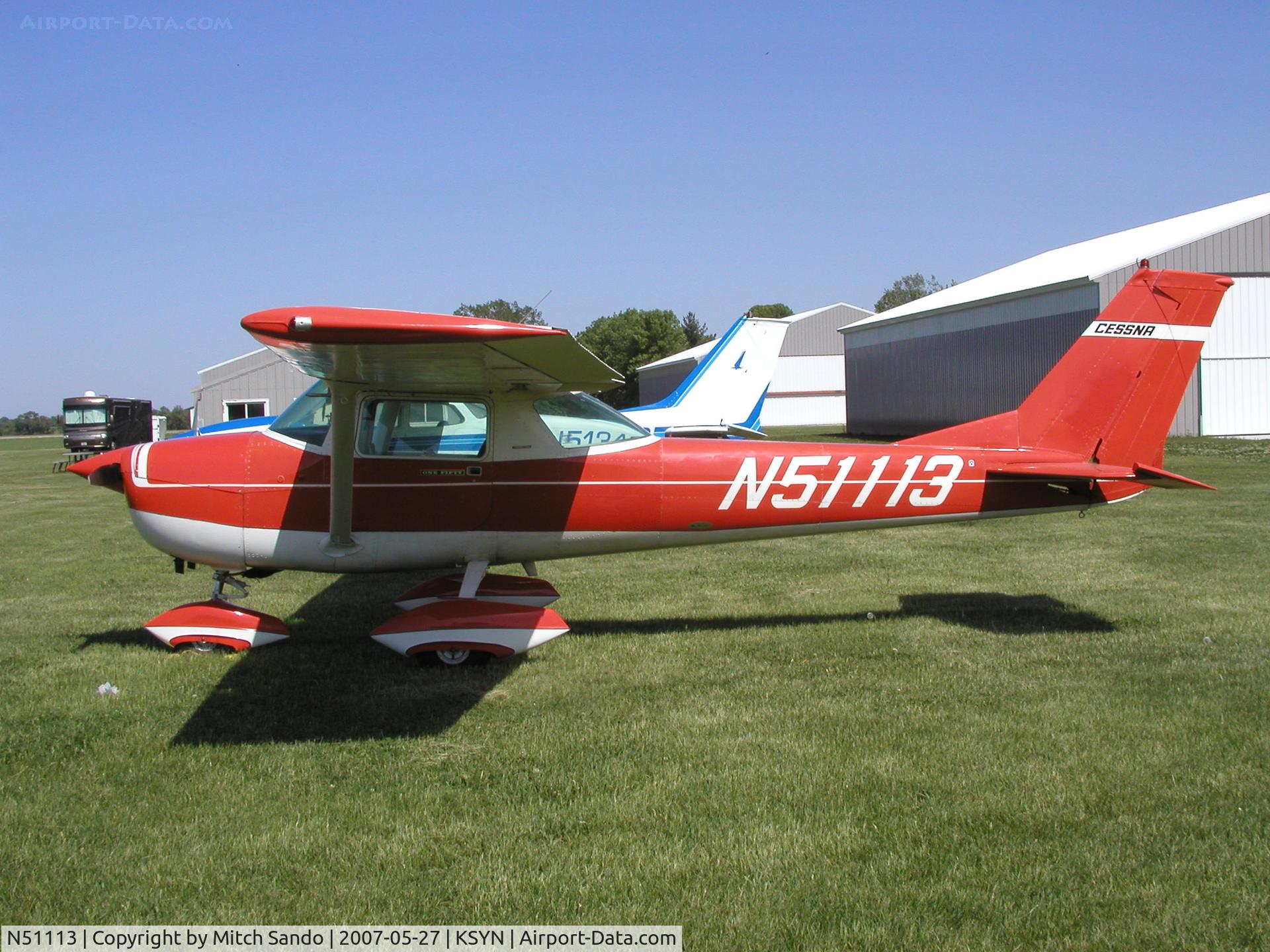 N51113, 1968 Cessna 150J C/N 15069775, Cessna 150 at Stanton Airfield.