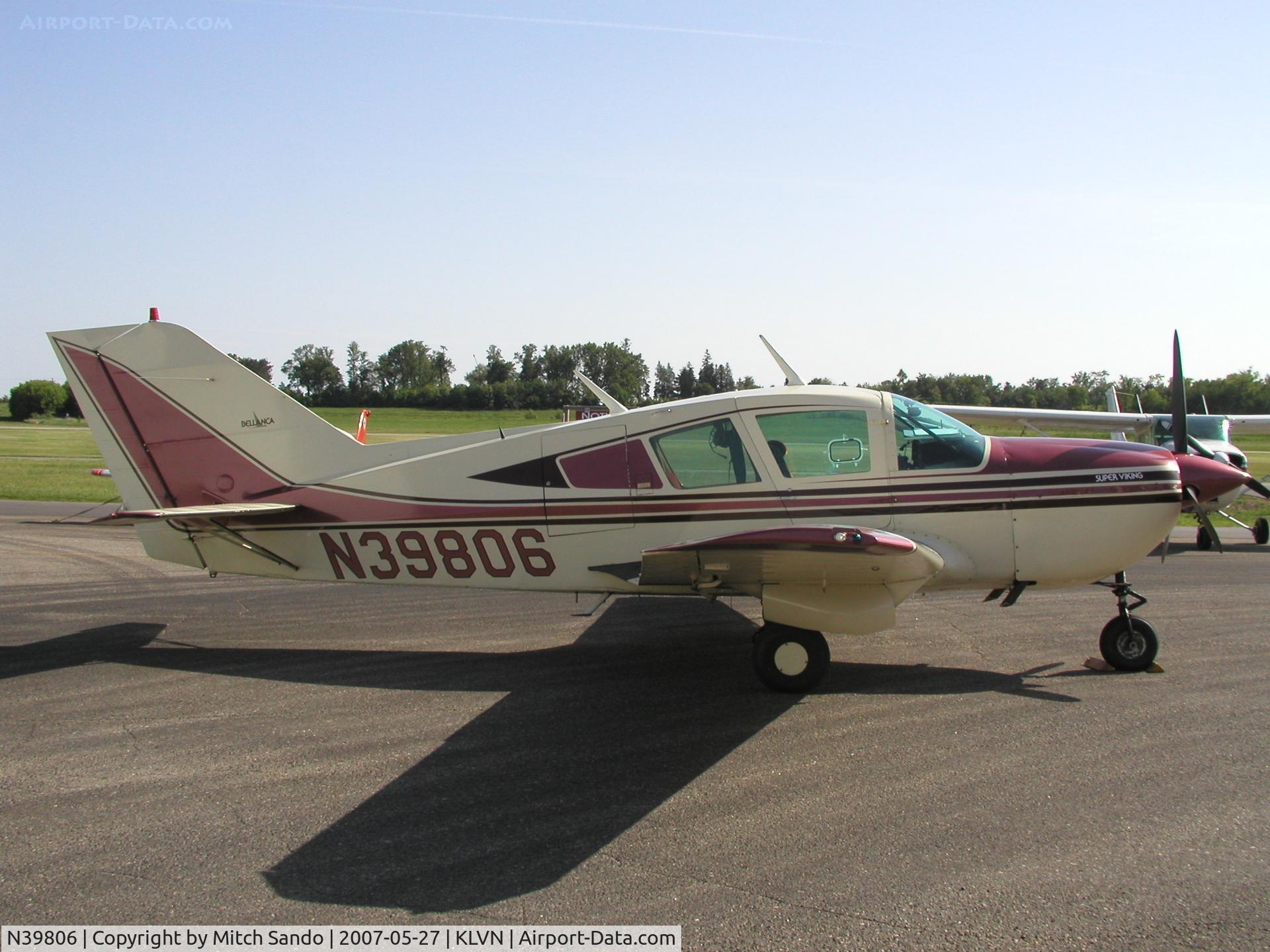 N39806, 1972 Bellanca 17-30A Viking C/N 73-30510, Super Viking on the ramp at Airlake.