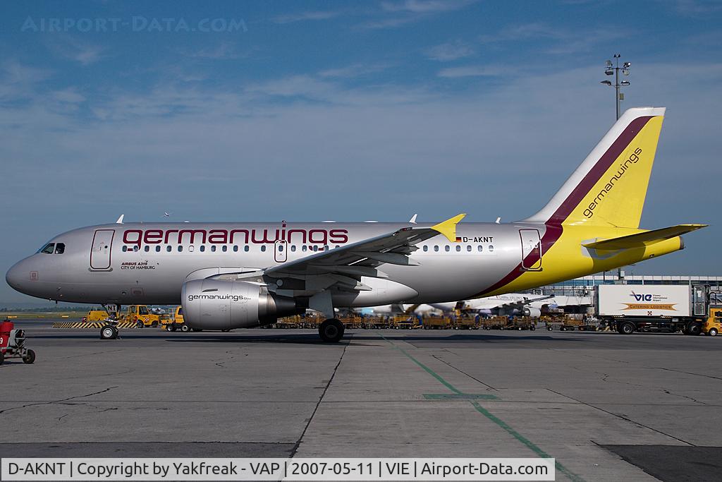 D-AKNT, 2005 Airbus A319-112 C/N 2607, Germanwings Airbus 319