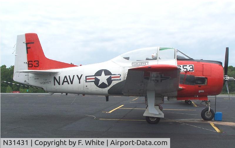 N31431, 1968 North American T-28C Trojan C/N 226-11 (140063), Profile shot of the beast