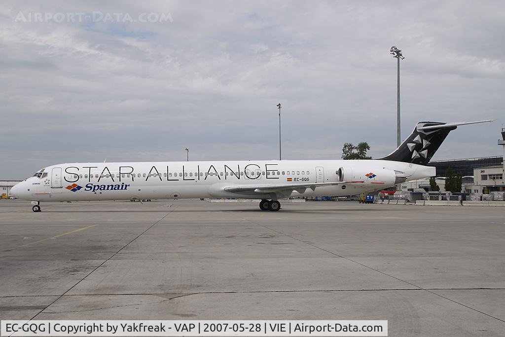 EC-GQG, 1988 McDonnell Douglas MD-83 (DC-9-83) C/N 49577, Spanair MD80in Star Alliance colors