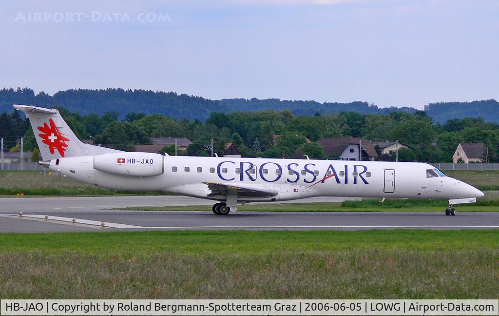 HB-JAO, 2001 Embraer EMB-145LU (ERJ-145LU) C/N 145456, Embraer 145