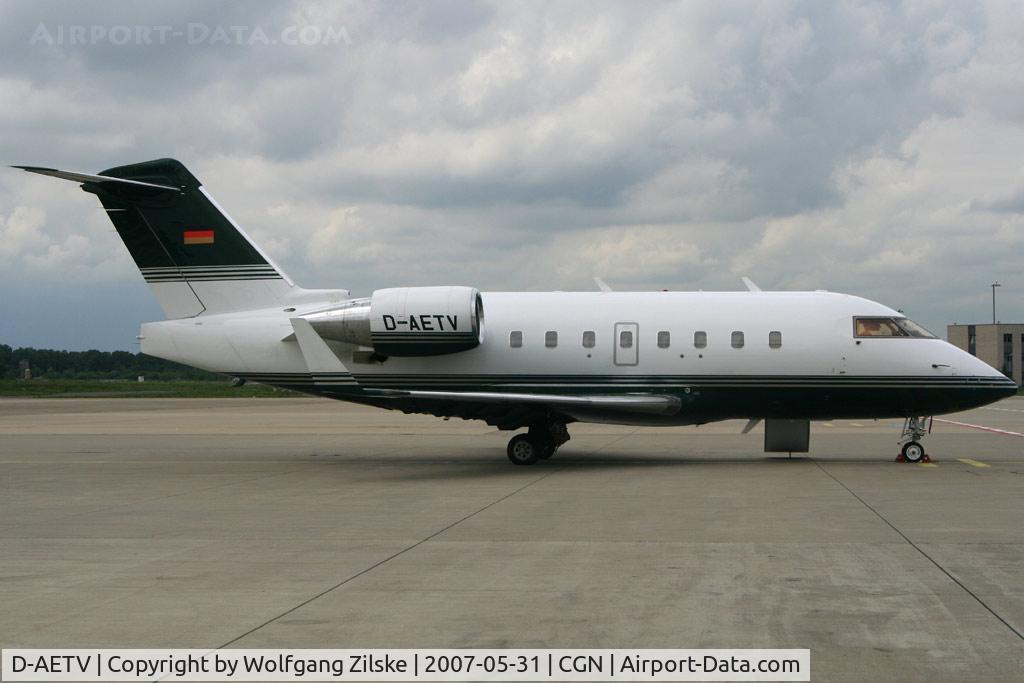 D-AETV, 1999 Bombardier Challenger 604 (CL-600-2B16) C/N 5417, visitor