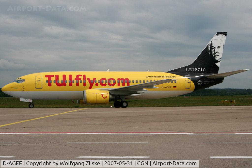 D-AGEE, 1988 Boeing 737-35B C/N 24238, visitor