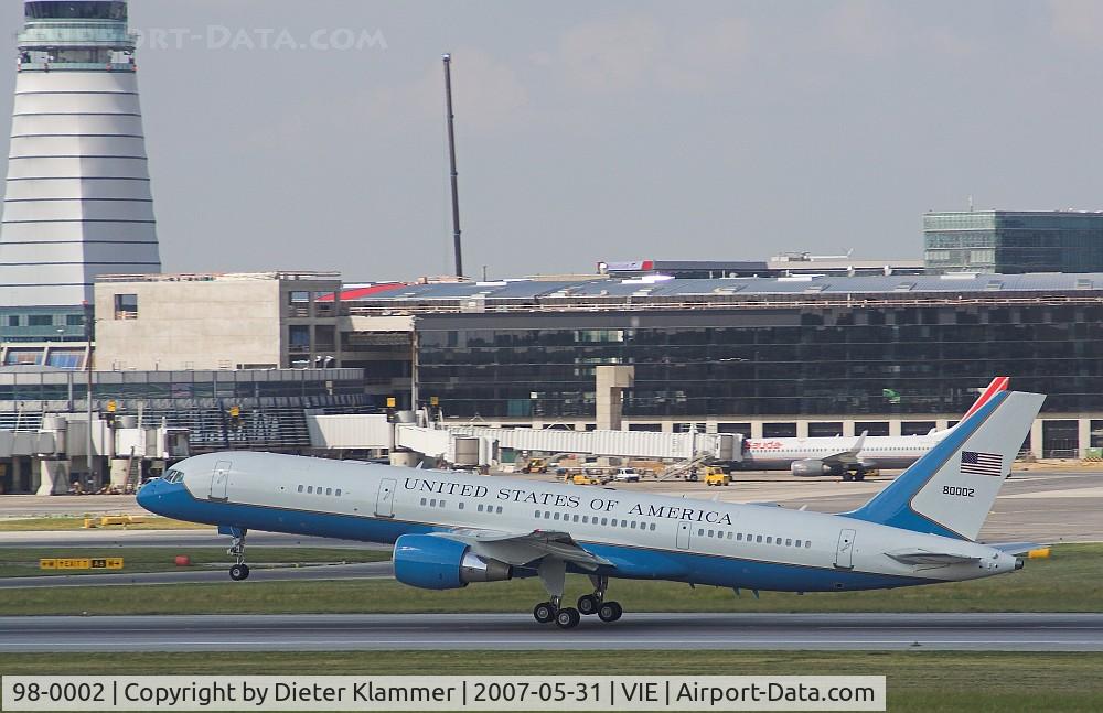 98-0002, 1998 Boeing C-32A (757-200) C/N 29026, Boeing C-32A (757-2G4)