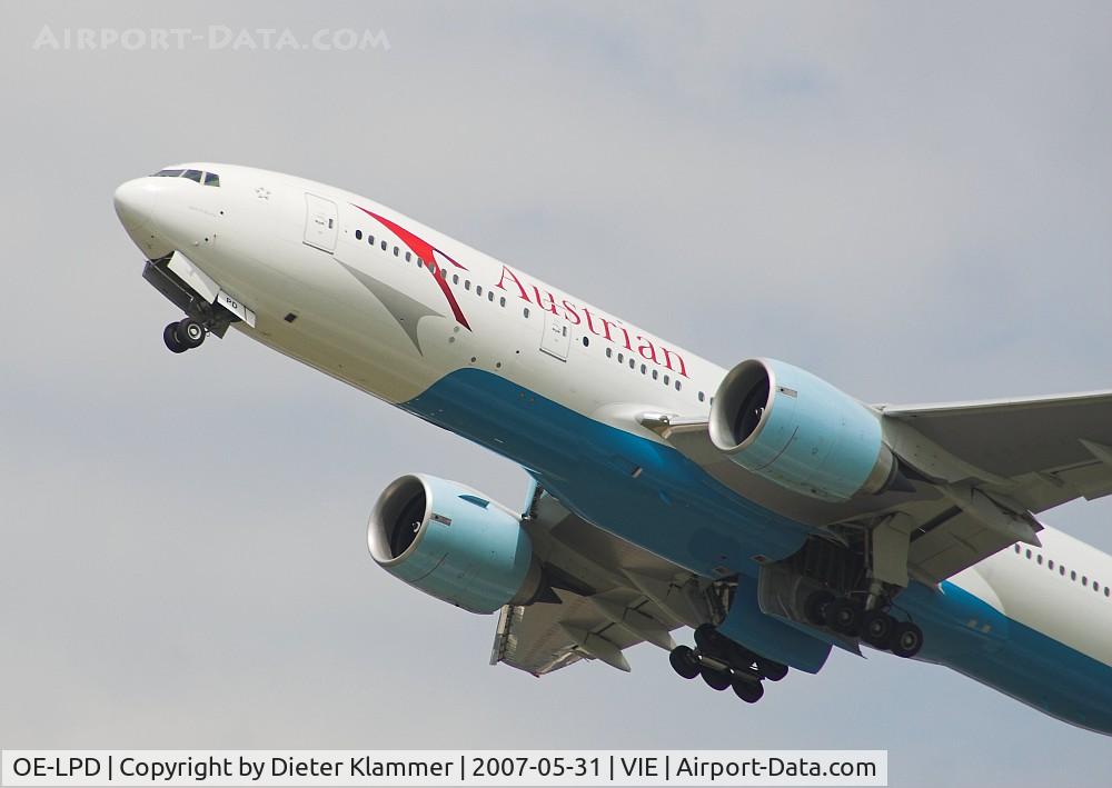 OE-LPD, 2006 Boeing 777-2Z9/ER C/N 35960, Austrian triple seven